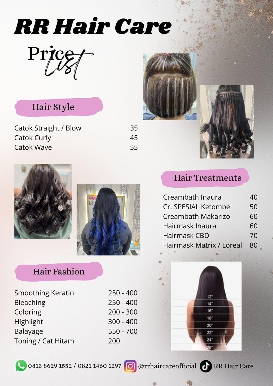 Hasil coloring rambut Jakarta Utara